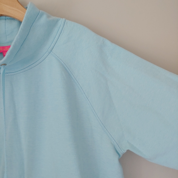 Lilly Pulitzer Jax Popover Sweatshirt Blue Size XL - Picture 8 of 12